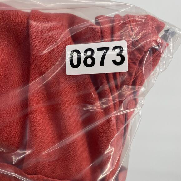 Match Point Dress Women’s XL Linen A-line Cowl Neck Lagenlook Coastal Vacation - Picture 7 of 7